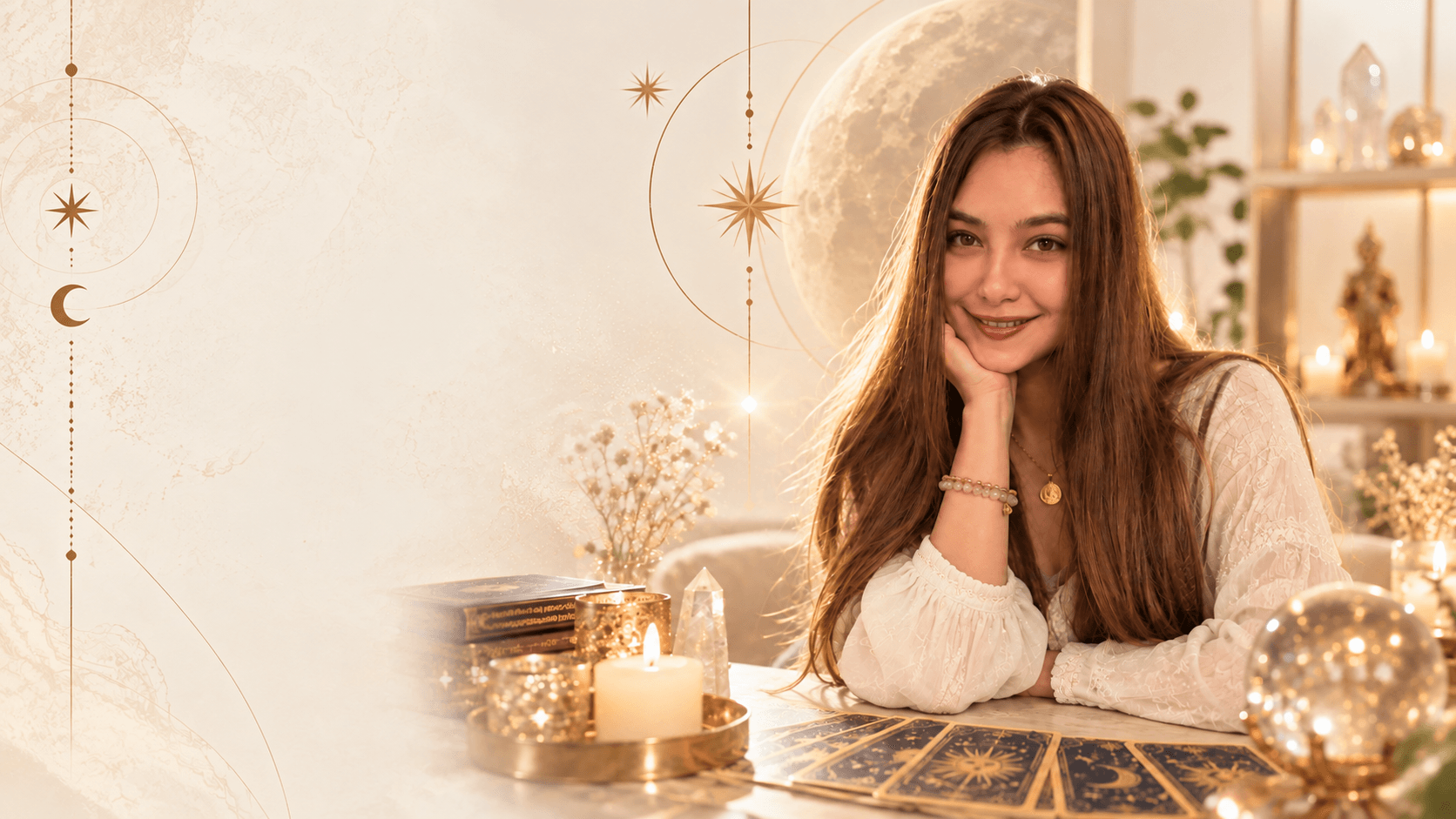 Janvi, tarot reader, healer and guide